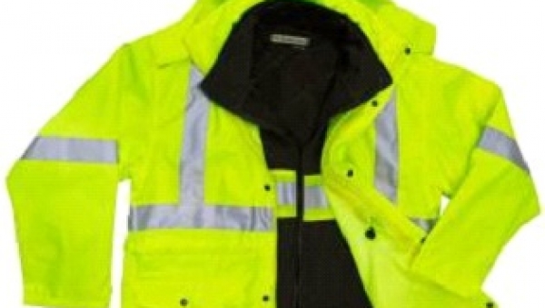 High Visibility 3-IN-1 Parka Jacket with Poly/Cotton Fleece Inner Jacket
